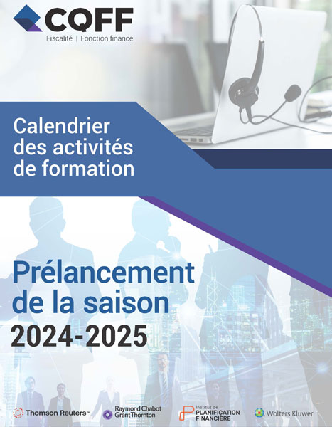 Calendrier 2024-2025 - Prélancement