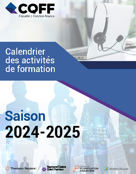 Calendrier saison 2024-2025